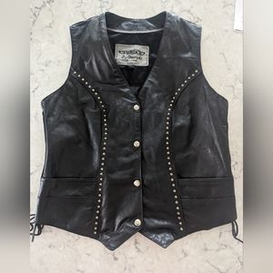 Ladies Leather Vest